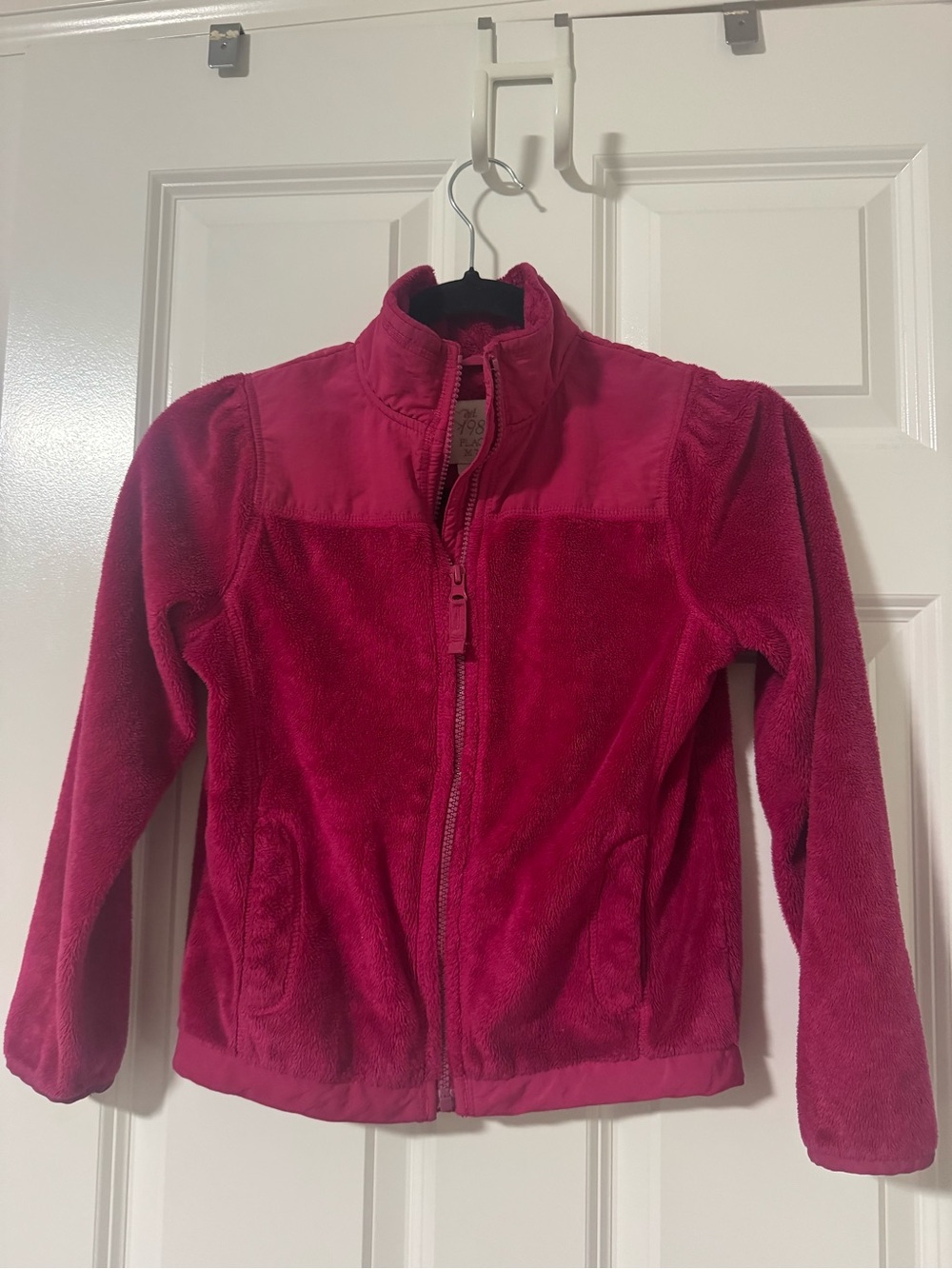 The Children's Place Hot Pink Teddy Fleece Jacket